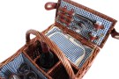 P-20023-Panier pqiue nique Sint Germain Vichy Bleu Ouvert detail 300DPI